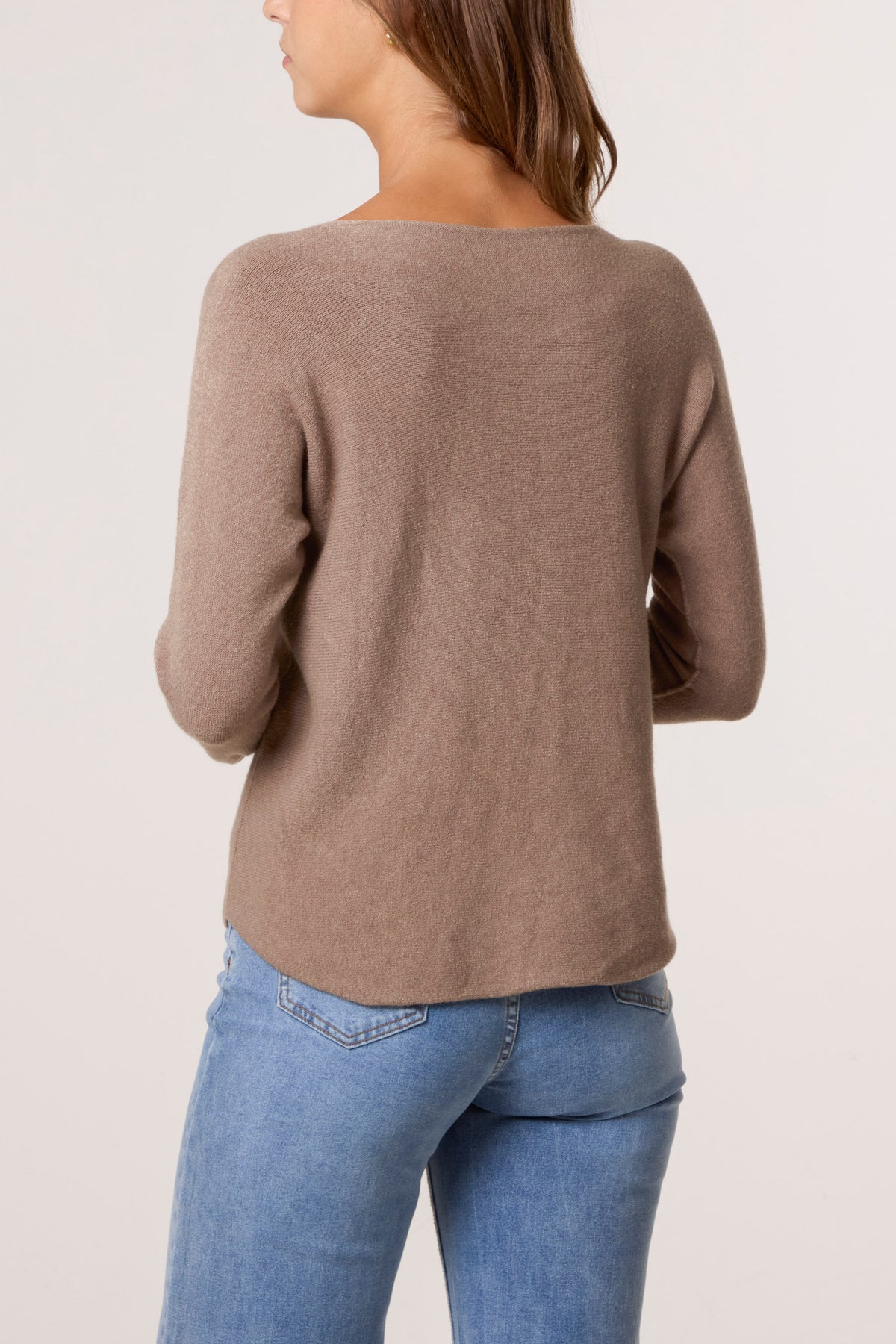 Round Neck Fine Knit Jumper