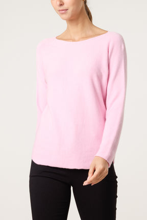 Round Neck Fine Knit Jumper