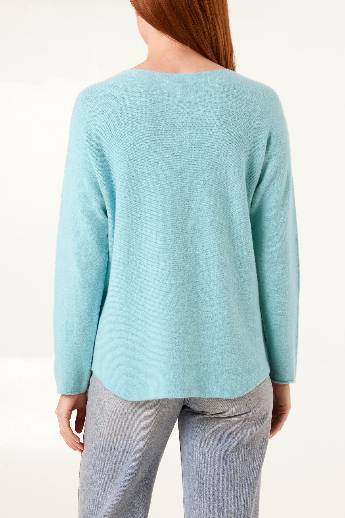 Round Neck Fine Knit Jumper