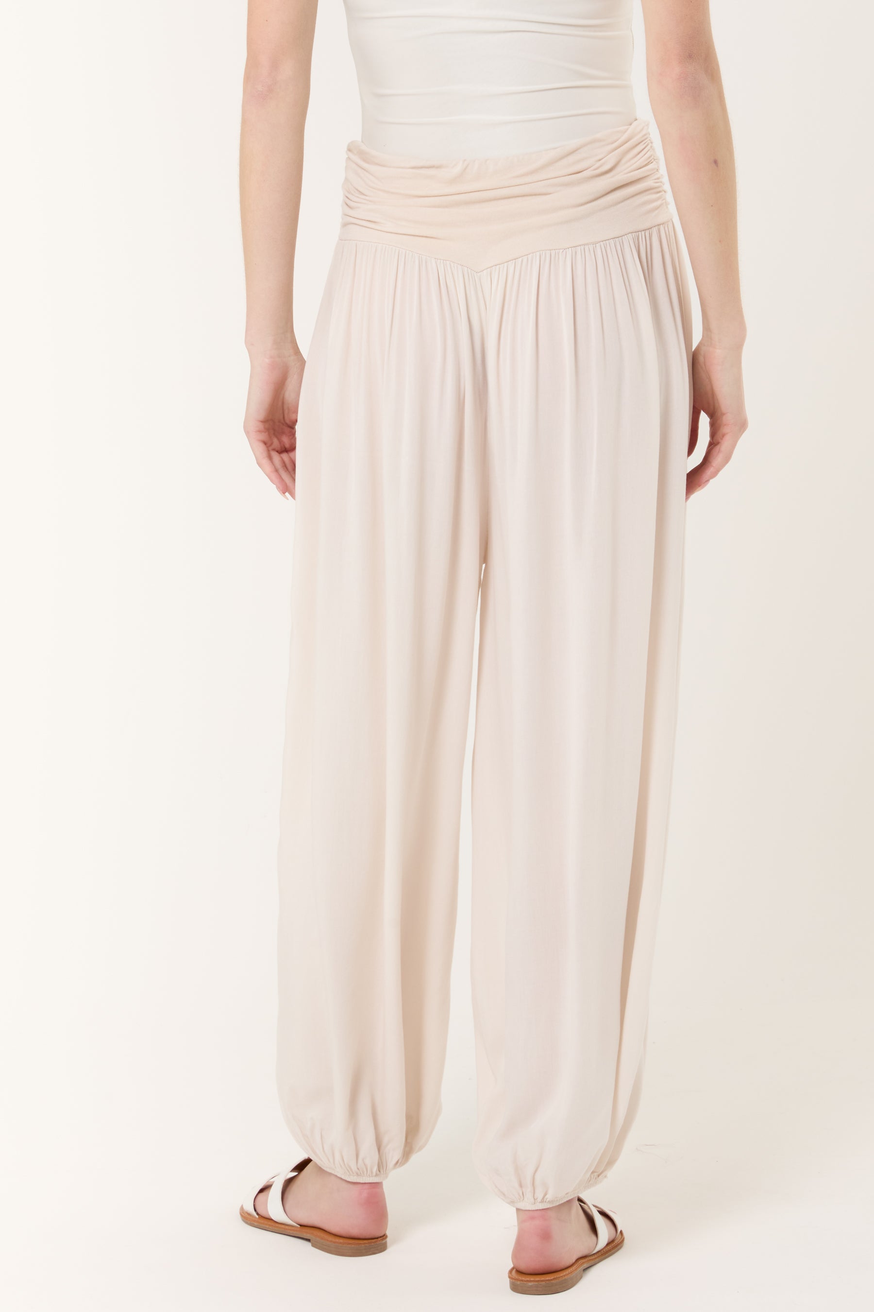 Harem Jersey Waistband Trousers