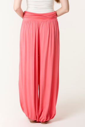 Harem Jersey Waistband Trousers