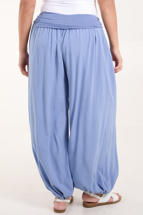 Harem Jersey Waistband Trousers