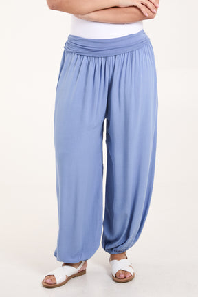 Harem Jersey Waistband Trousers