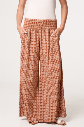 Floral Mandala Wide Leg Culottes