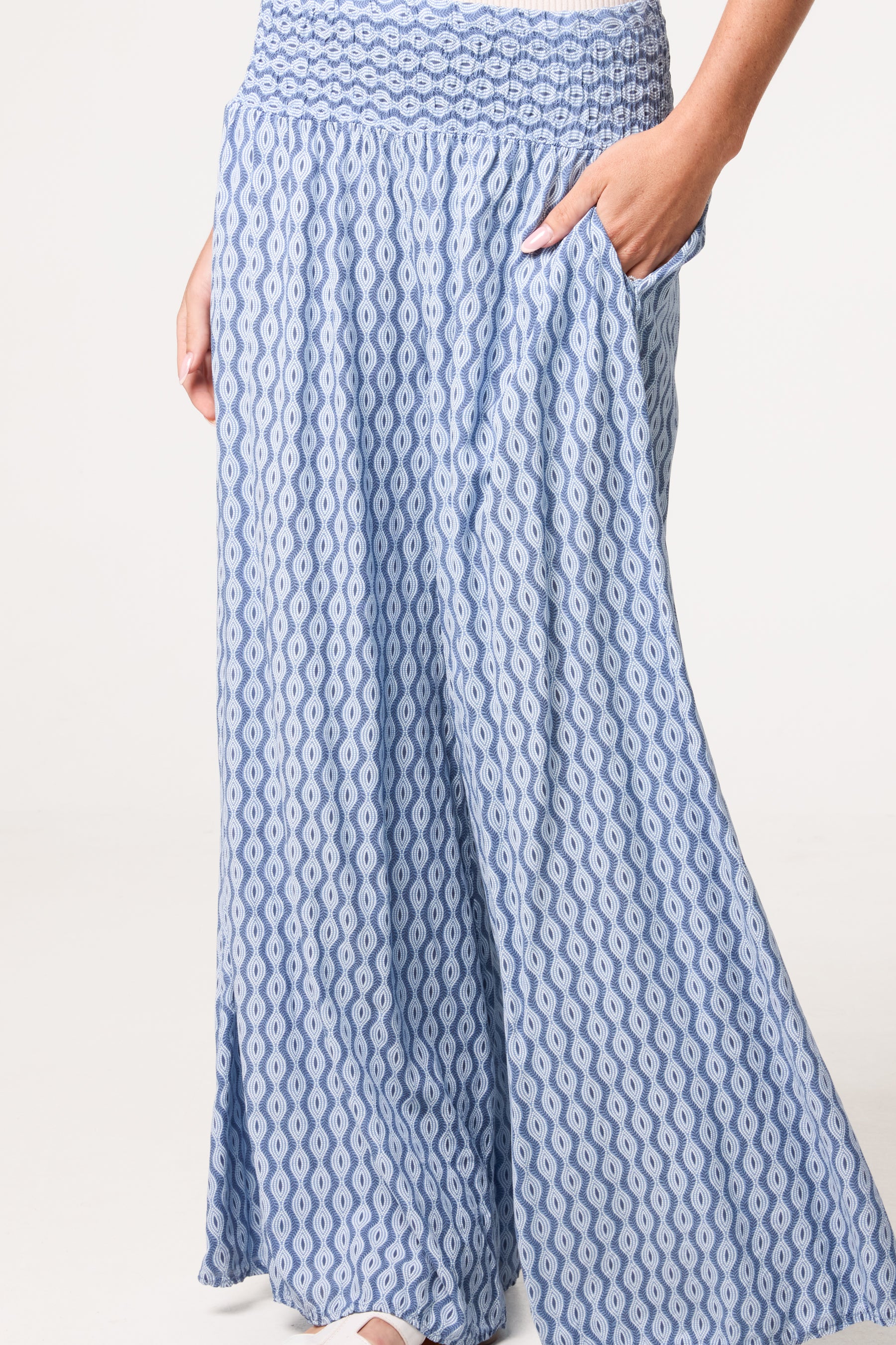Floral Mandala Wide Leg Culottes