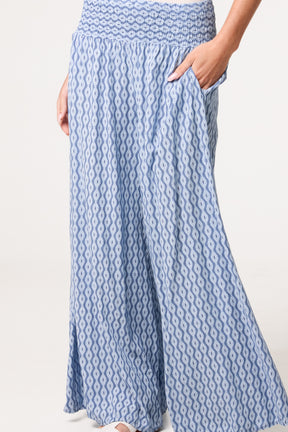 Floral Mandala Wide Leg Culottes