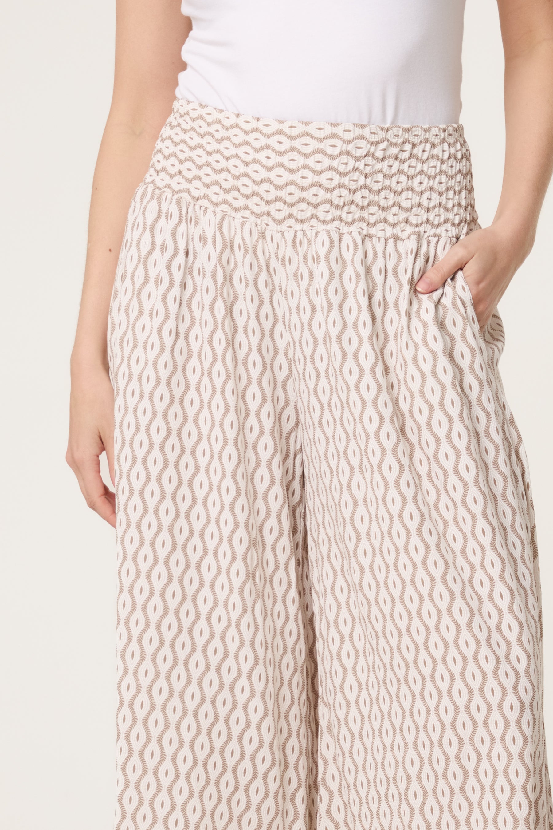 Floral Mandala Wide Leg Culottes
