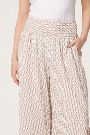 Floral Mandala Wide Leg Culottes