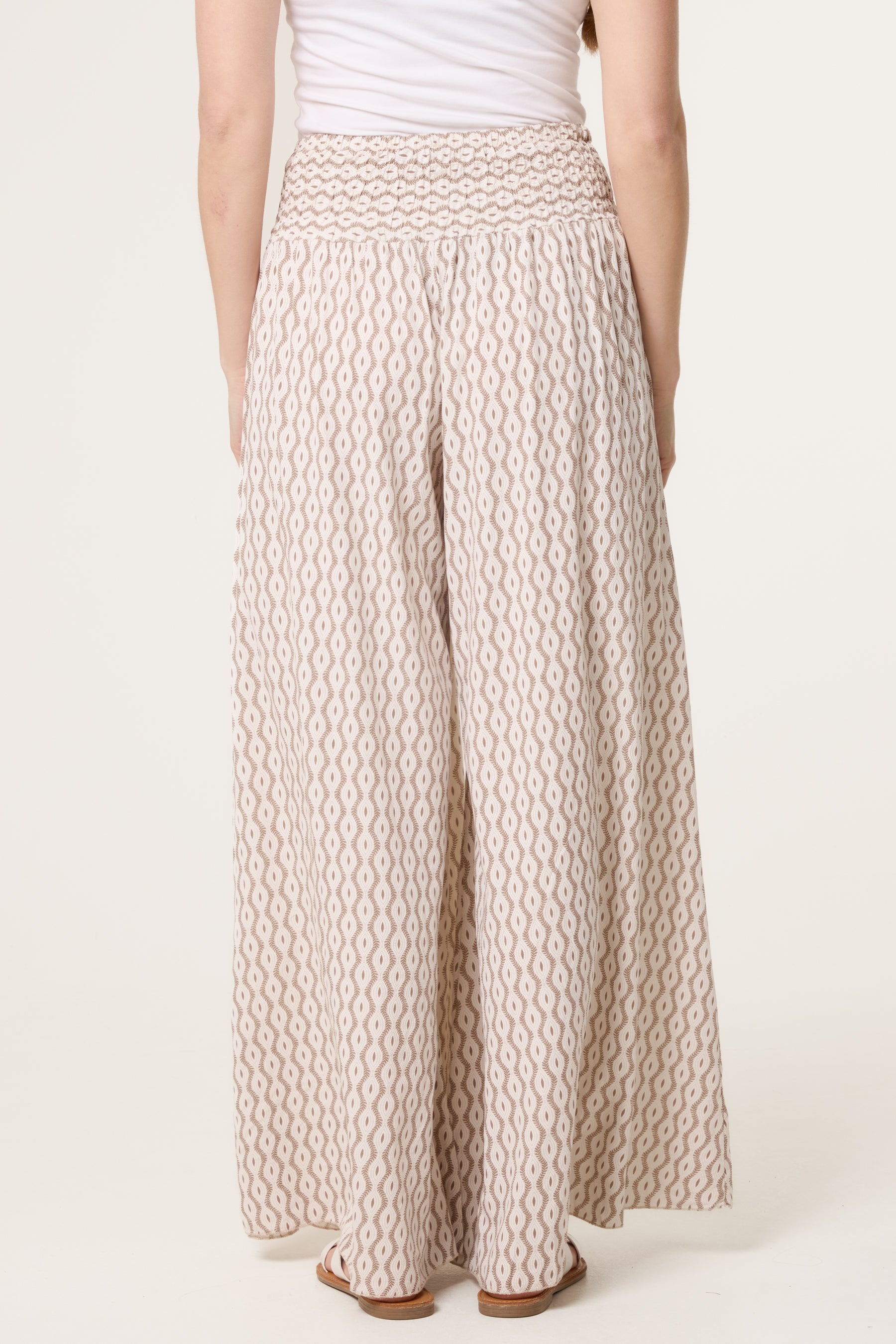 Floral Mandala Wide Leg Culottes