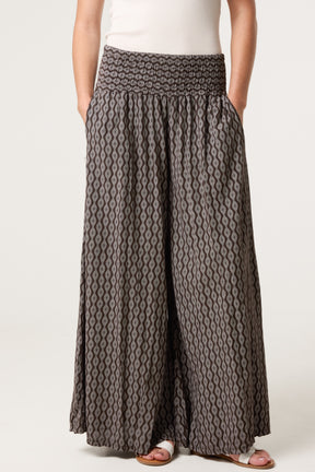 Floral Mandala Wide Leg Culottes