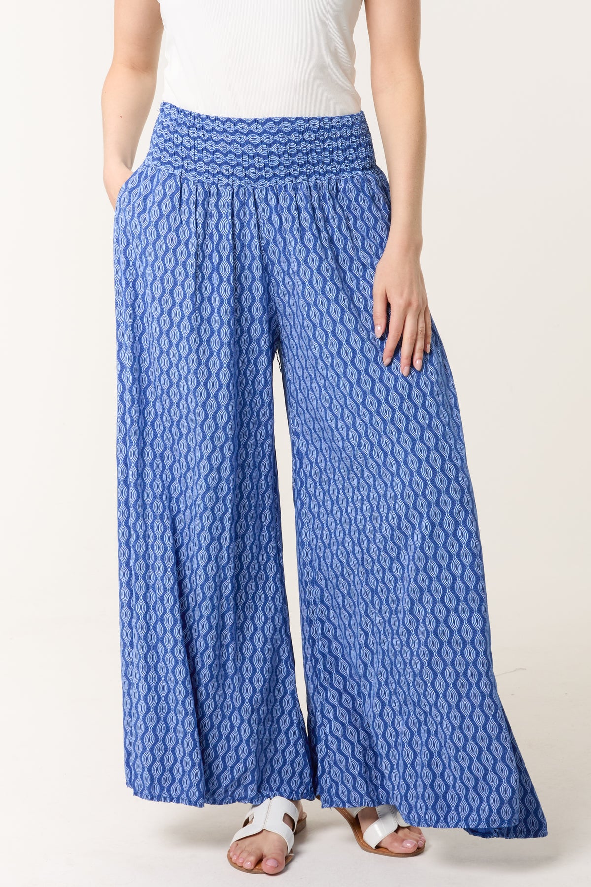 Floral Mandala Wide Leg Culottes
