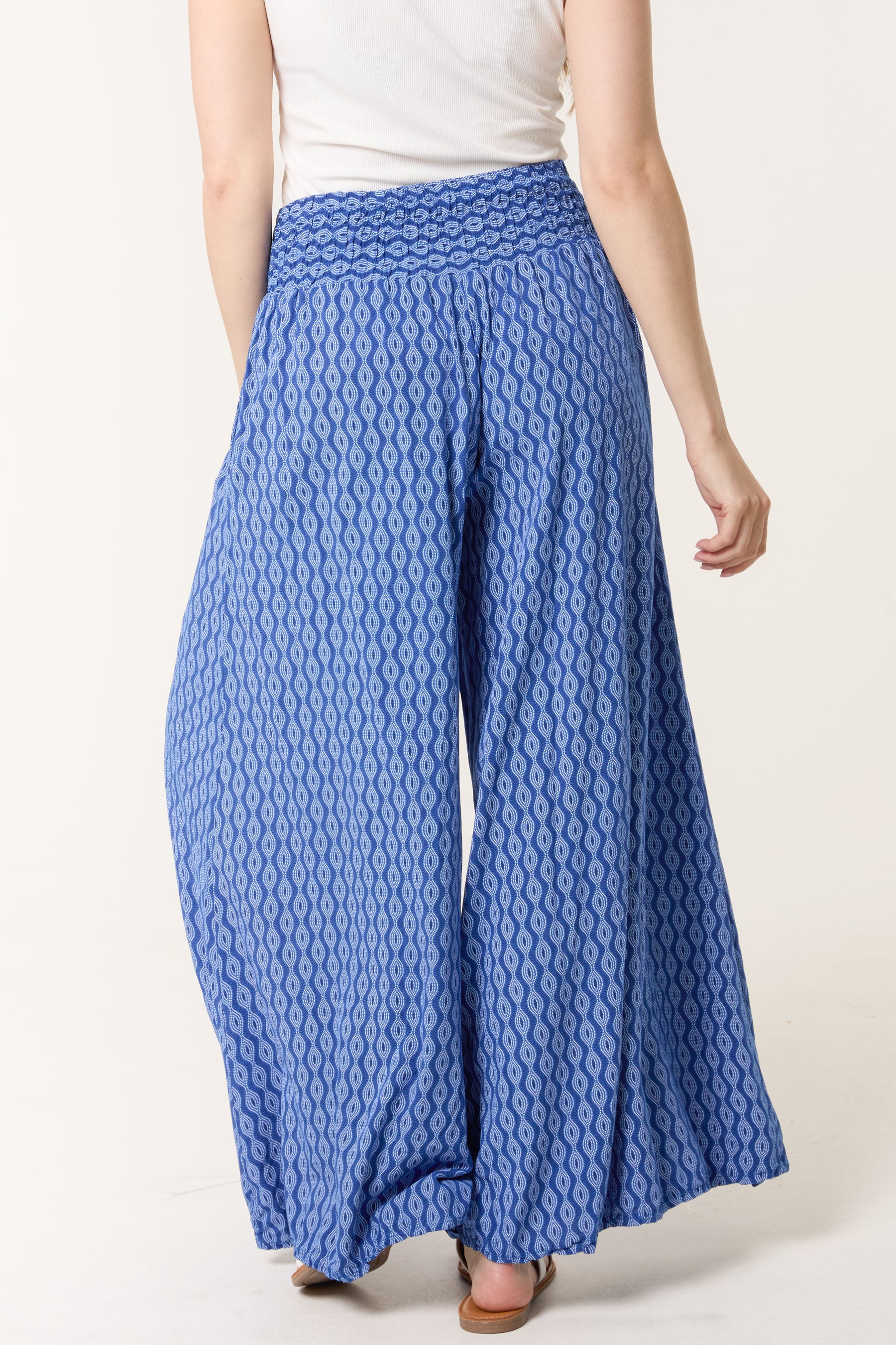 Floral Mandala Wide Leg Culottes