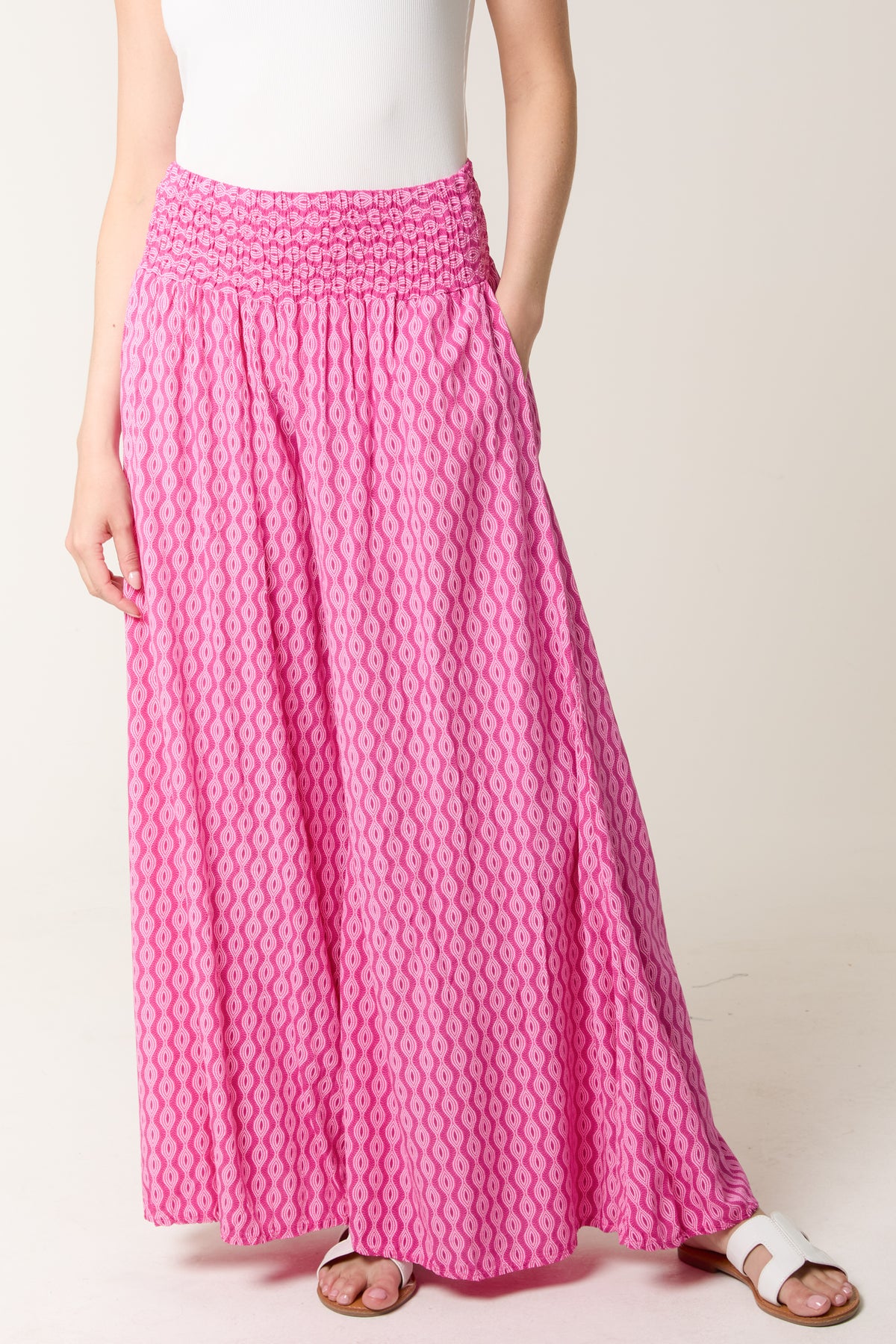 Floral Mandala Wide Leg Culottes