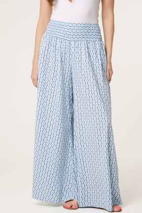 Floral Mandala Wide Leg Culottes