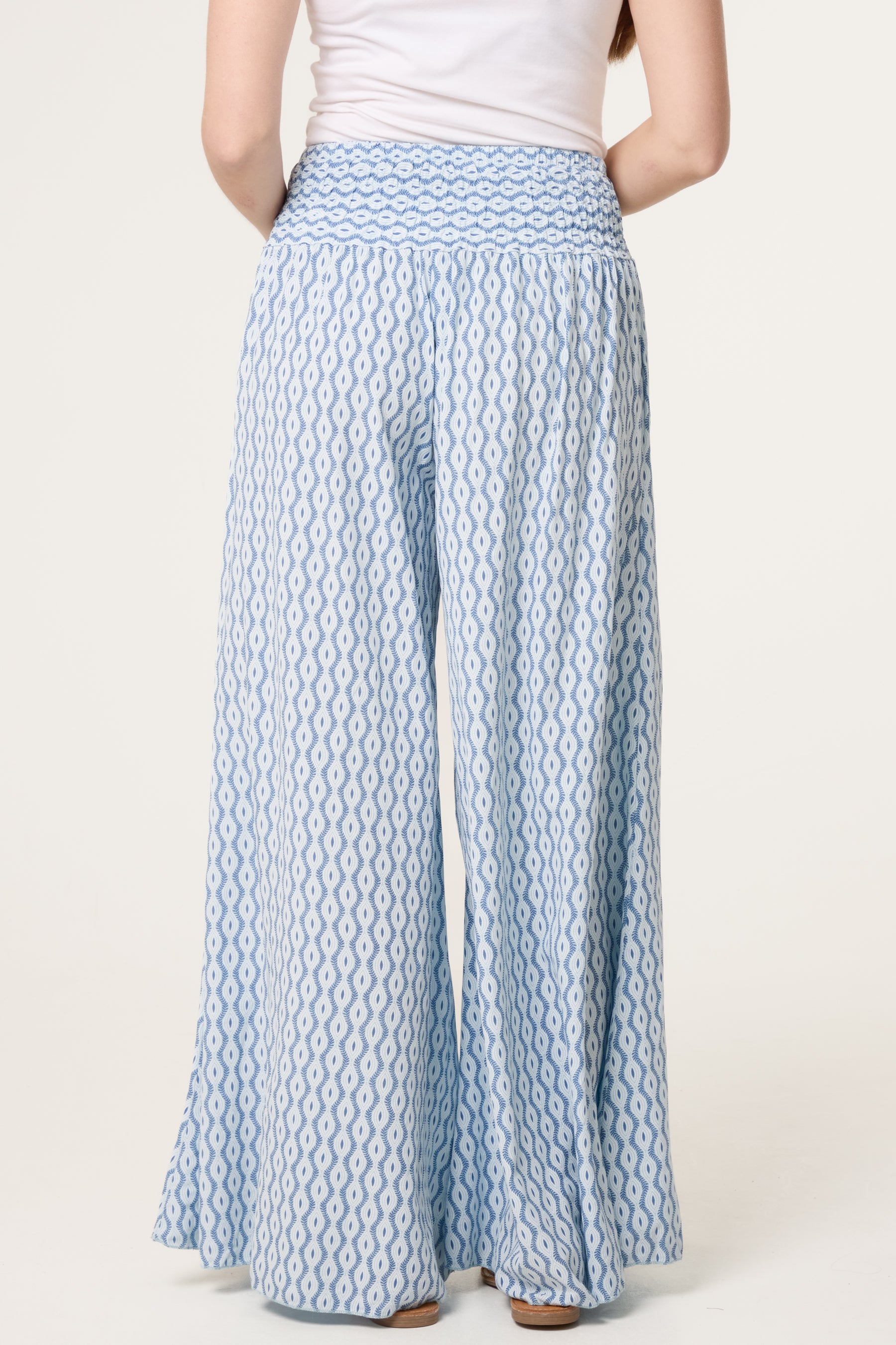 Floral Mandala Wide Leg Culottes