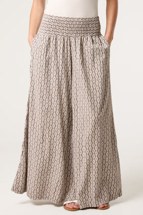 Floral Mandala Wide Leg Culottes