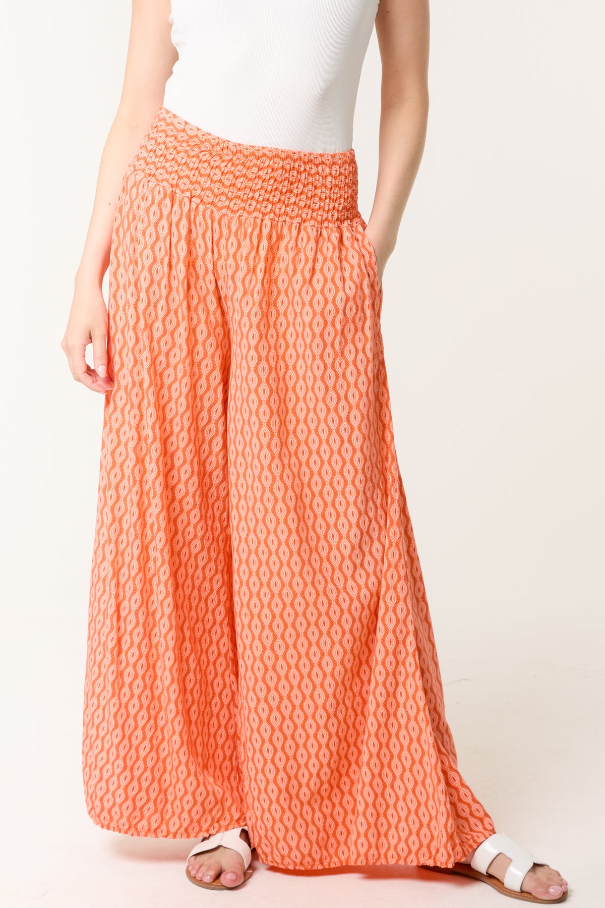 Floral Mandala Wide Leg Culottes
