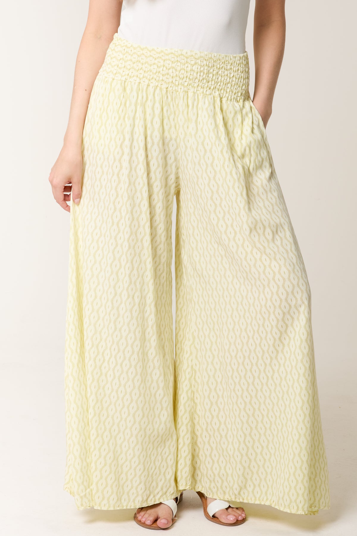 Floral Mandala Wide Leg Culottes