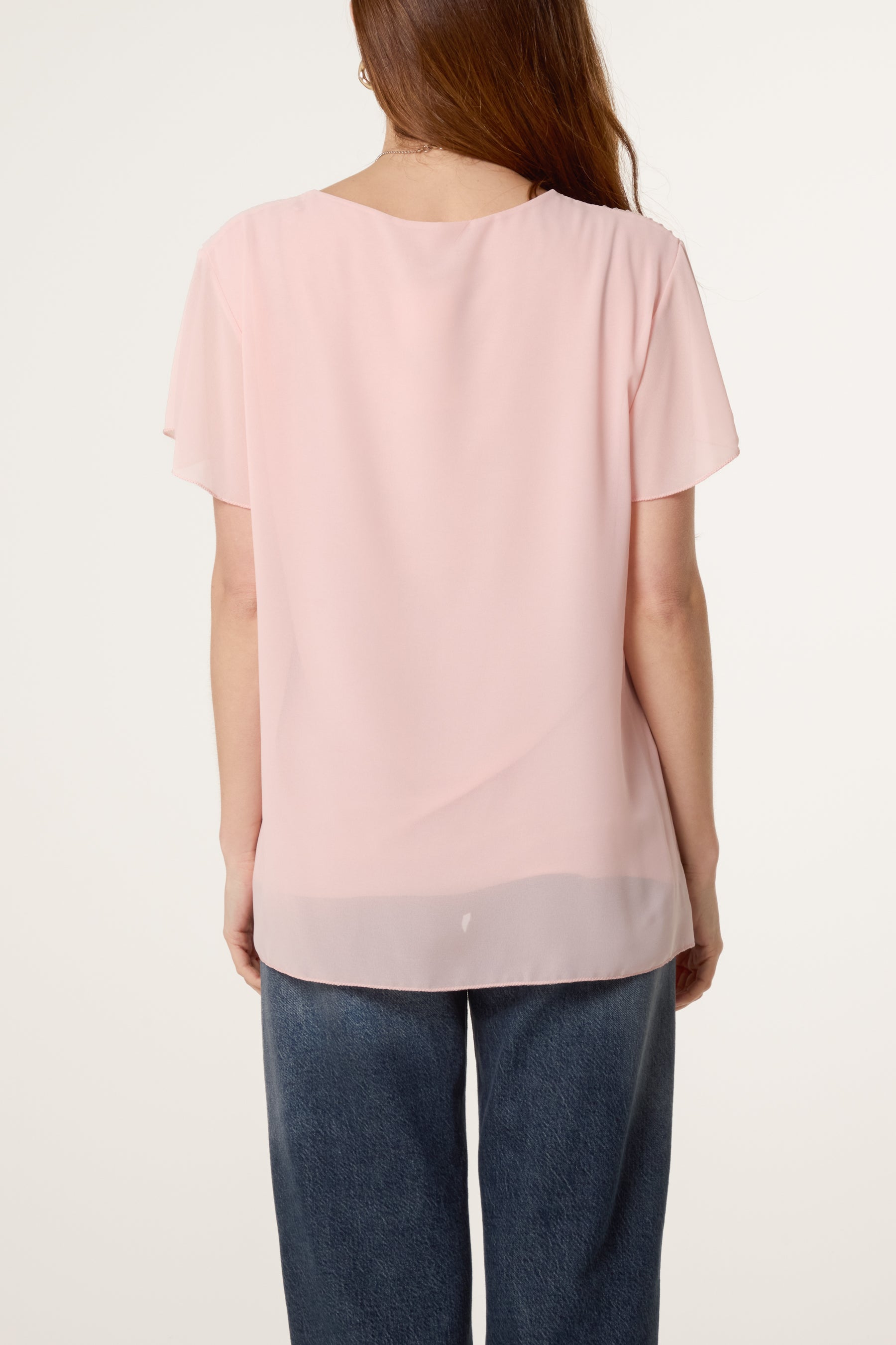 Necklace Pleated Top