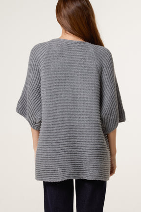 Knitted Kimono Jacket