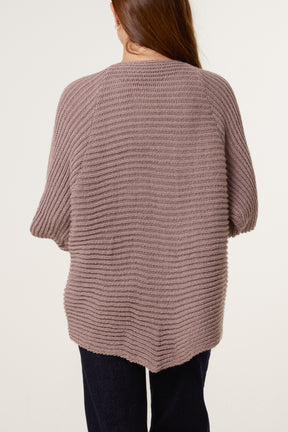 Knitted Kimono Jacket