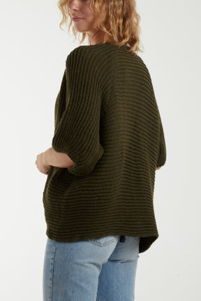 Knitted Kimono Jacket