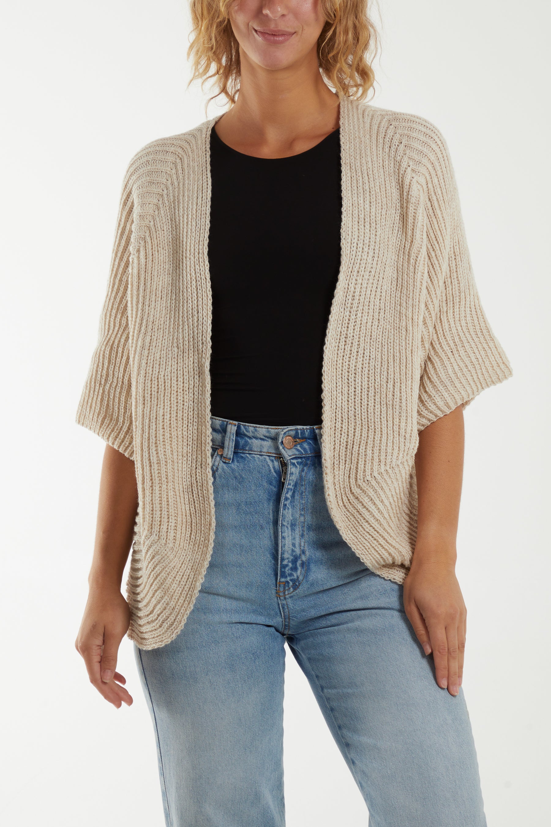 Knitted Kimono Jacket