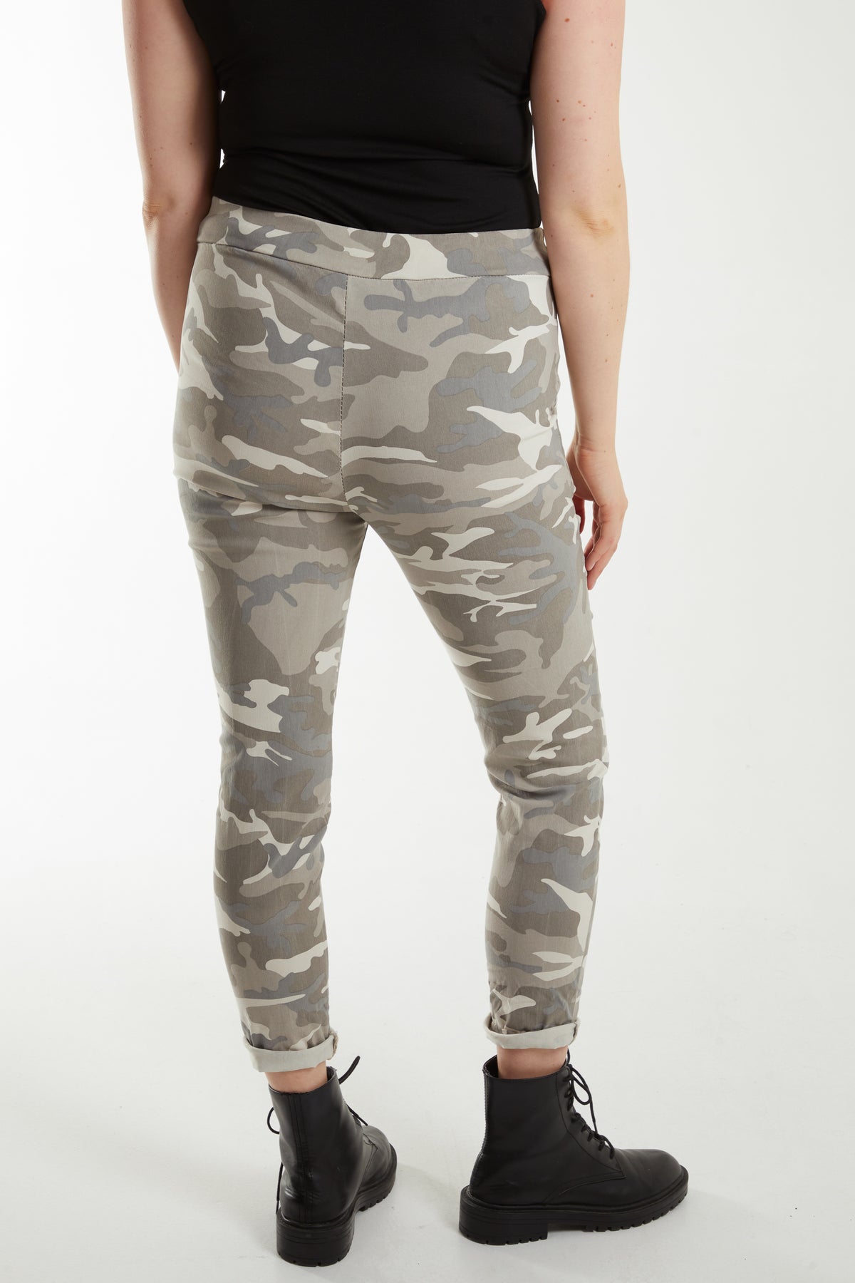 Magic Super Stretch Camouflage Print Trousers