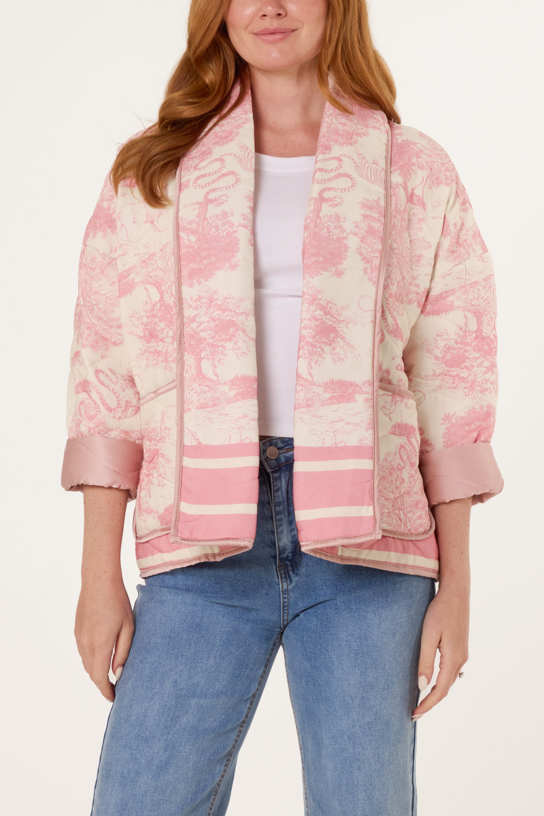 Tuile Du Jouy Quilted Jacket