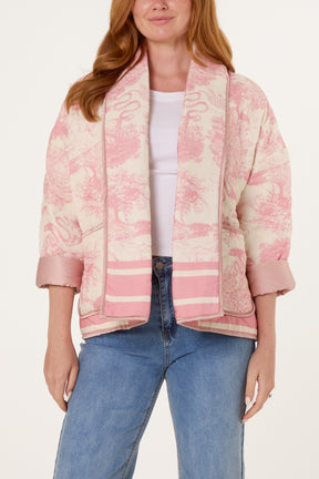 Tuile Du Jouy Quilted Jacket