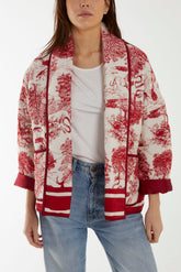 Tuile Du Jouy Quilted Jacket