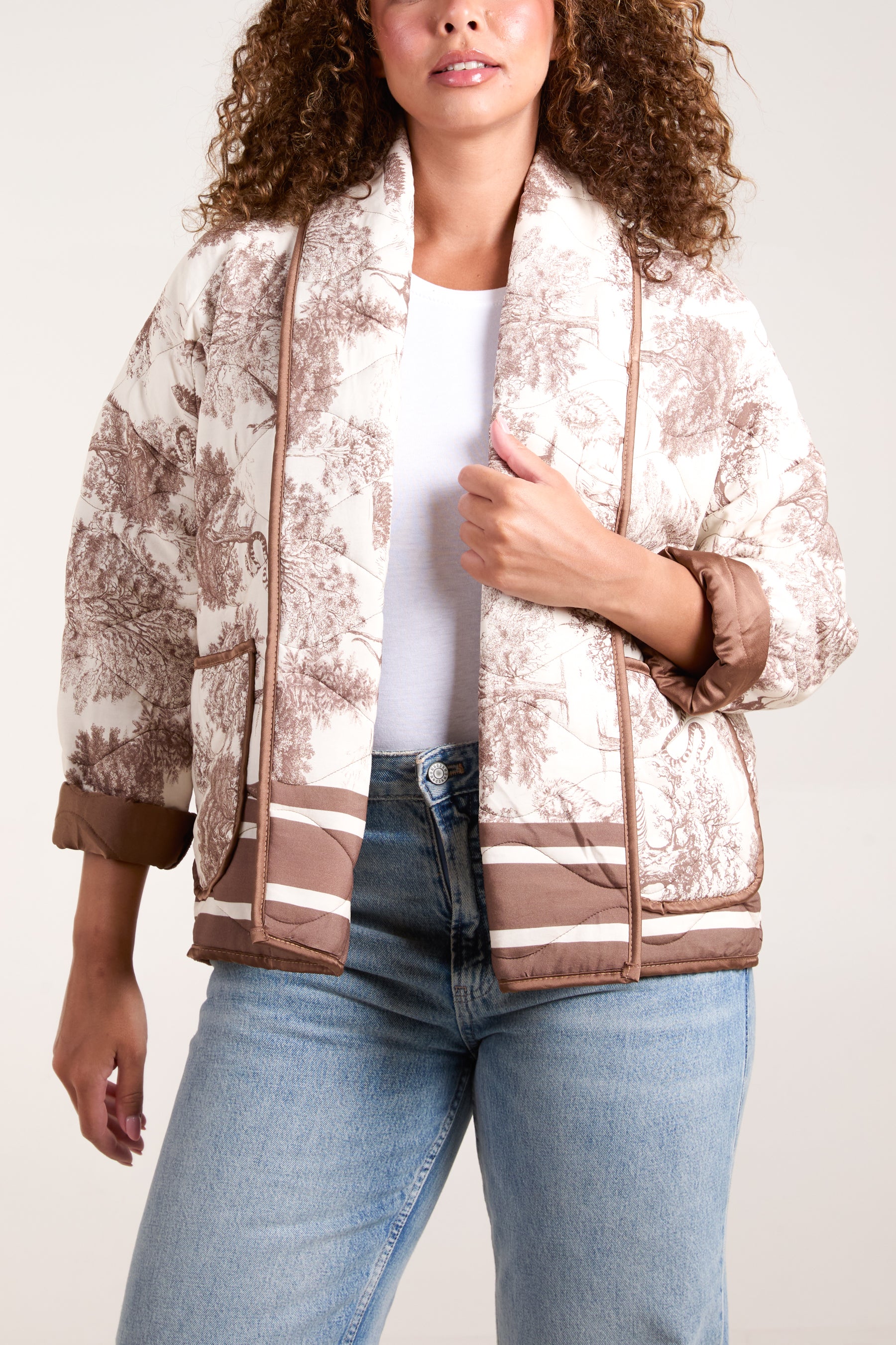 Toile Du Jouy Quilted Jacket