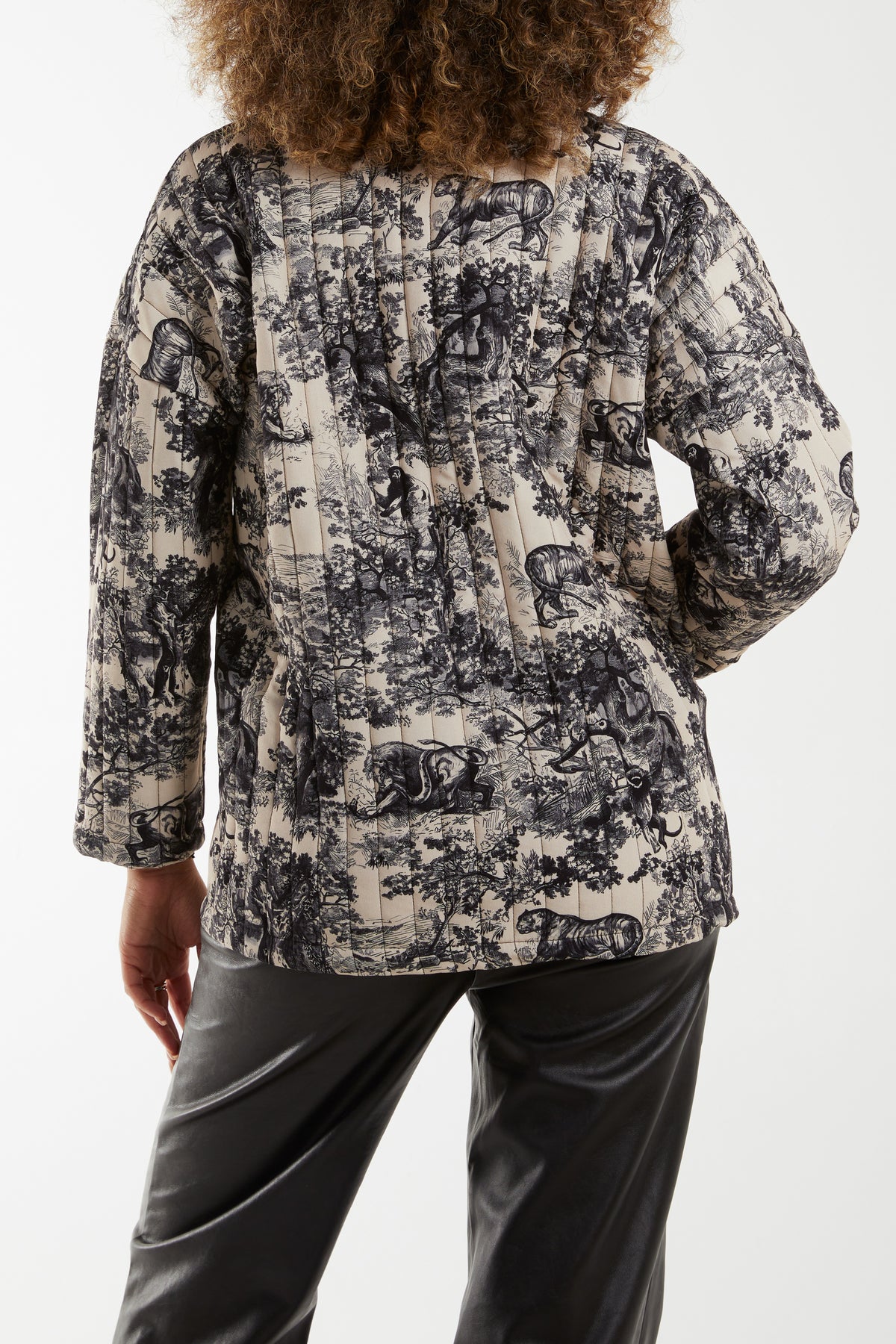 Tuile Du Jouy Tied Front Padded Kimono Jacket