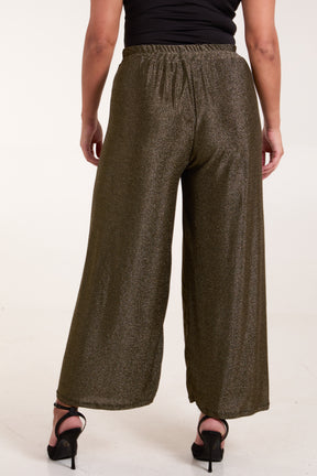 Glitter Wide Leg Trousers