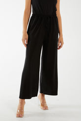 Glitter Wide Leg Trousers