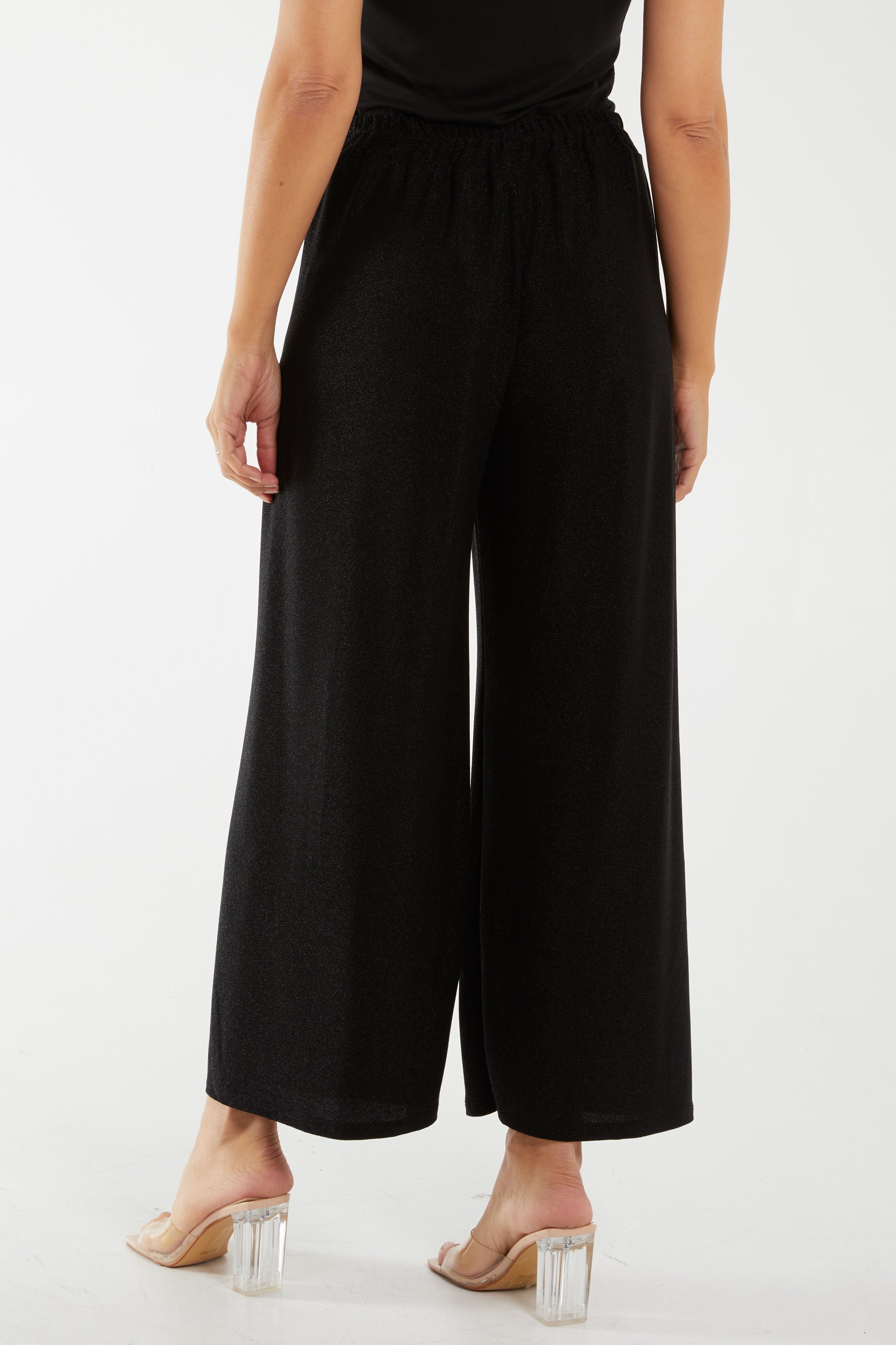 Glitter Wide Leg Trousers