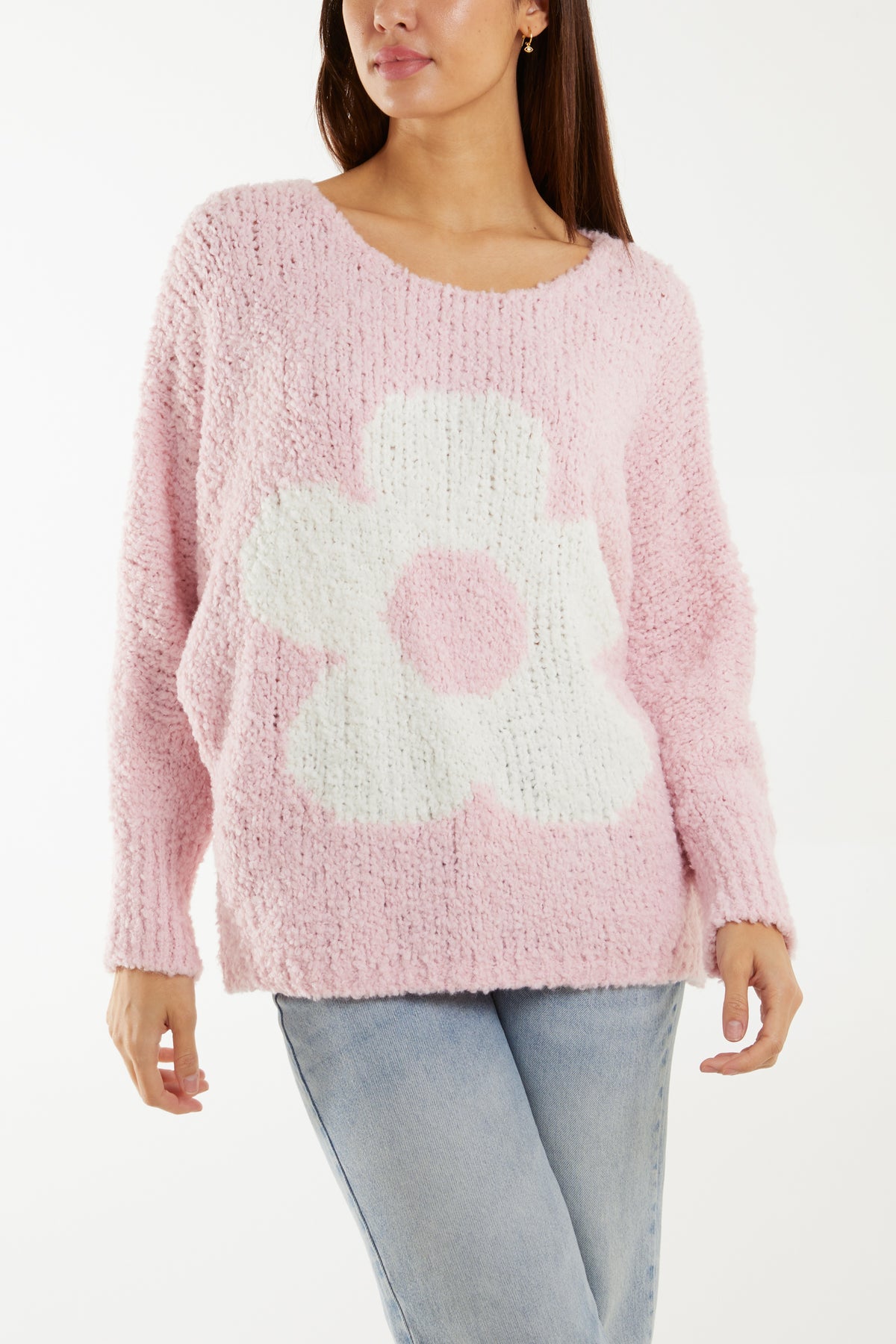 Wool Blend Daisy Boucle Super Soft Knit