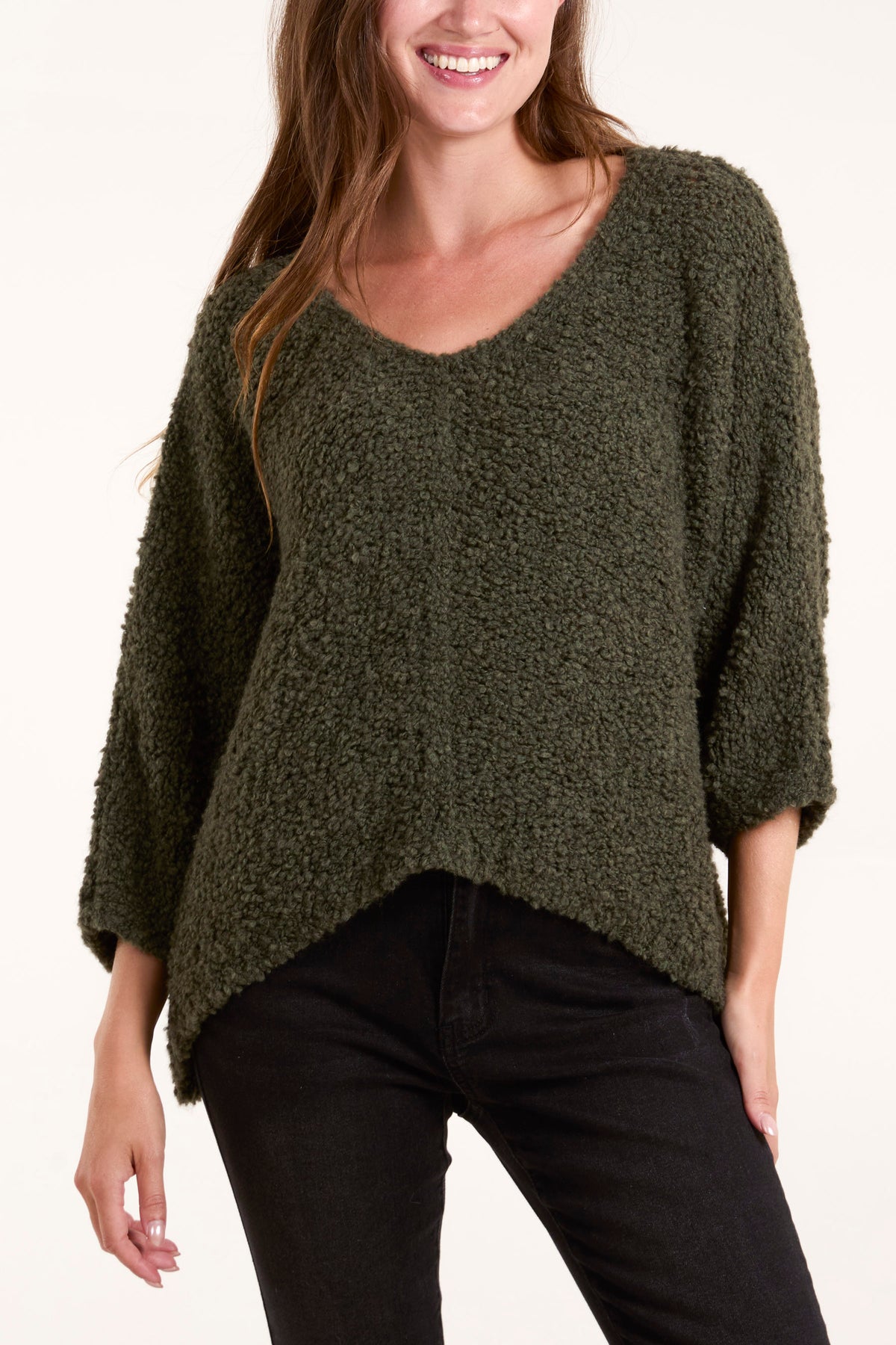 Boucle Soft Touch Batwing Jumper