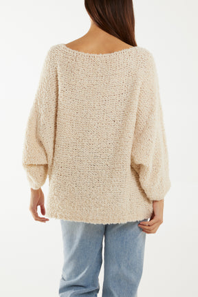 Boucle Soft Touch Batwing Jumper
