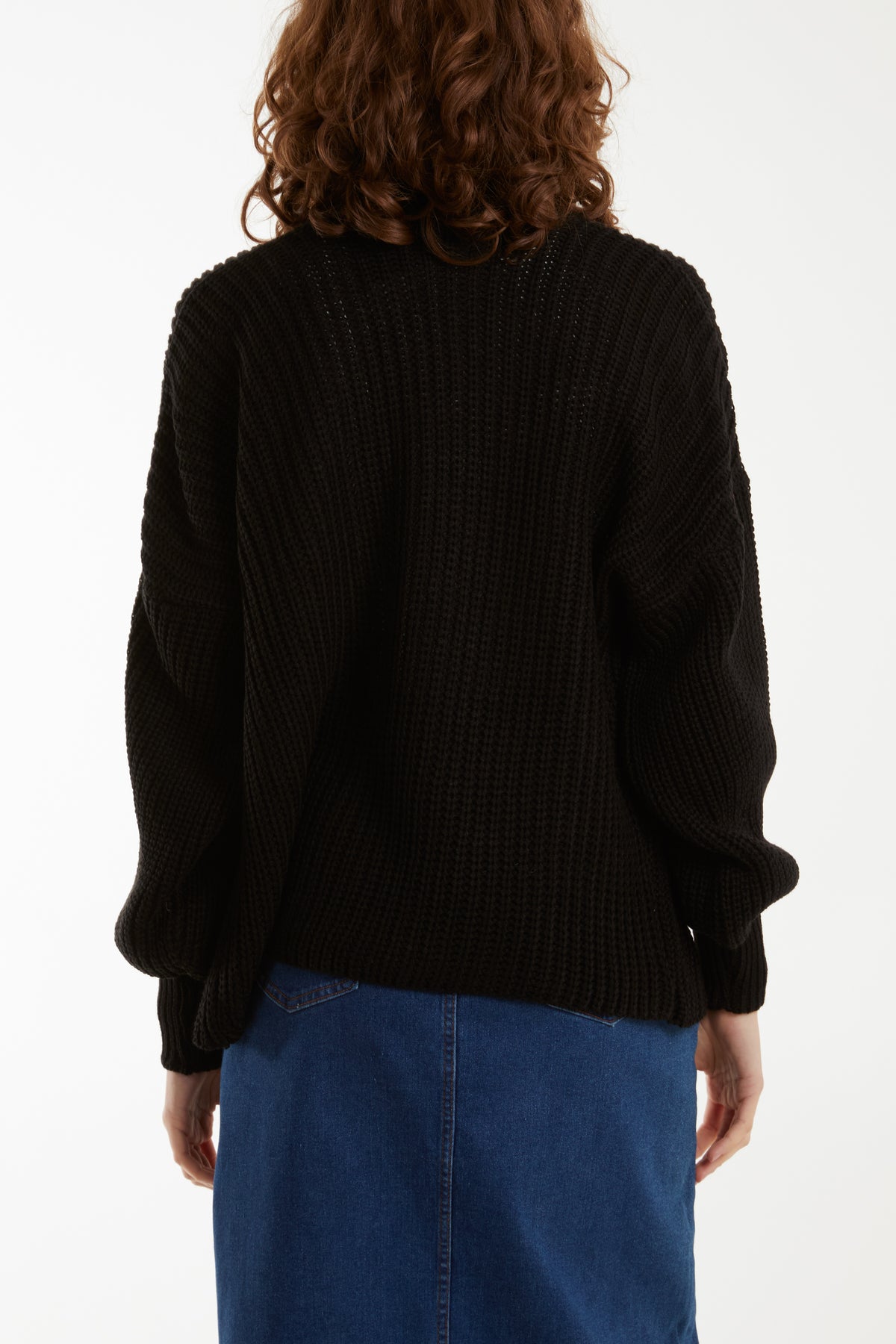 Edge To Edge Knitted Short Cardigan