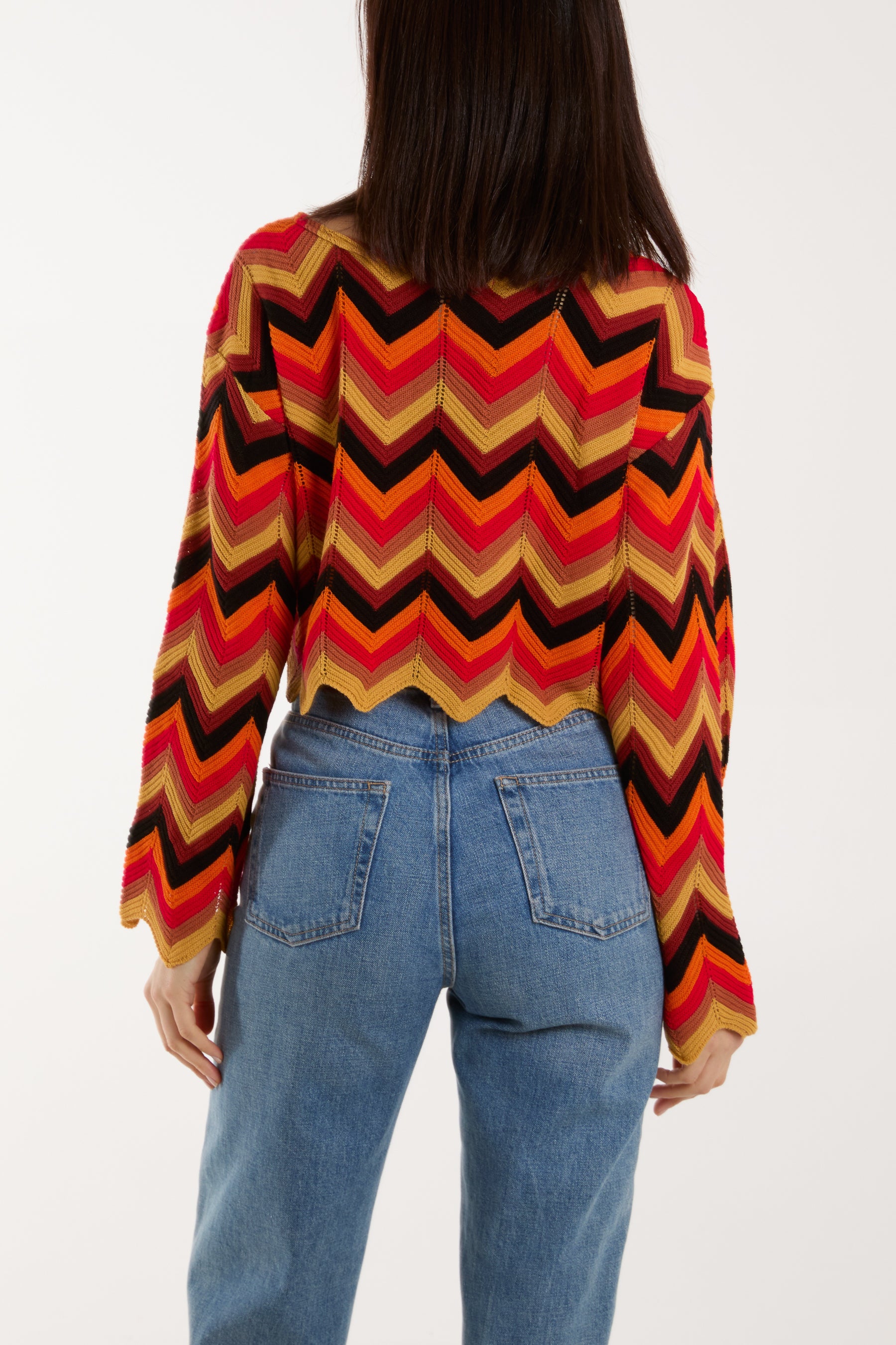 Cropped ZigZag Jumper