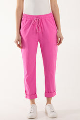 Texture Stripe Pocket Panel Trousers