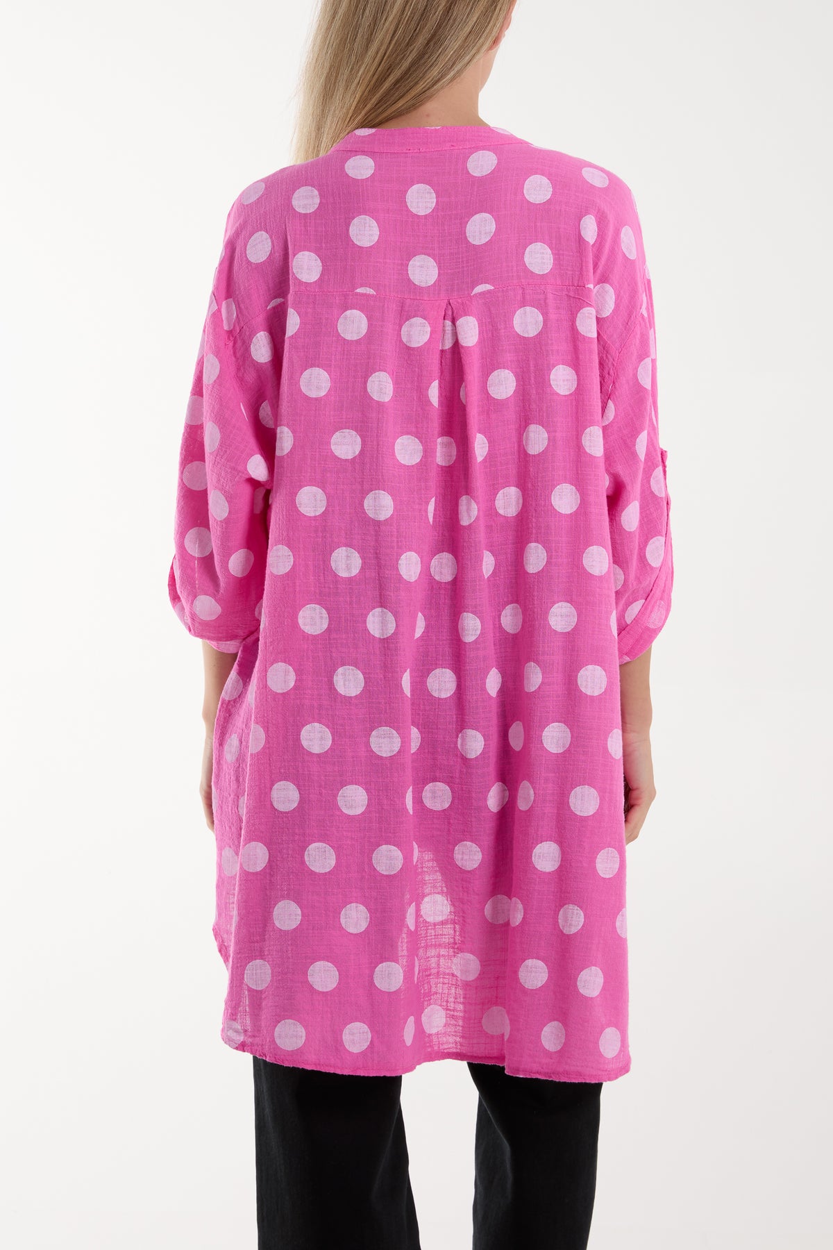 Polka Dot Cotton Shirt