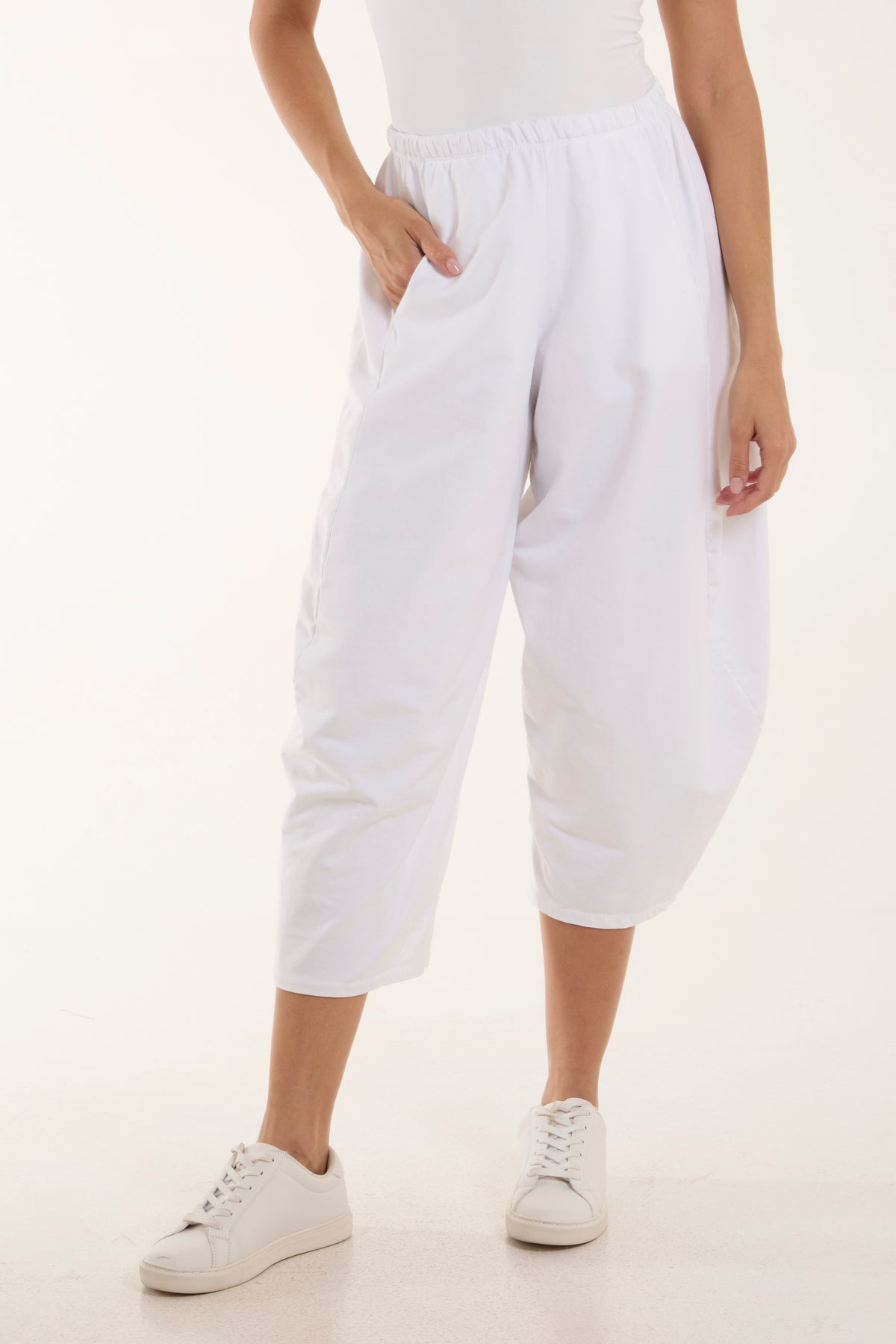 Jersey Pockets Relaxed Fit Trousers