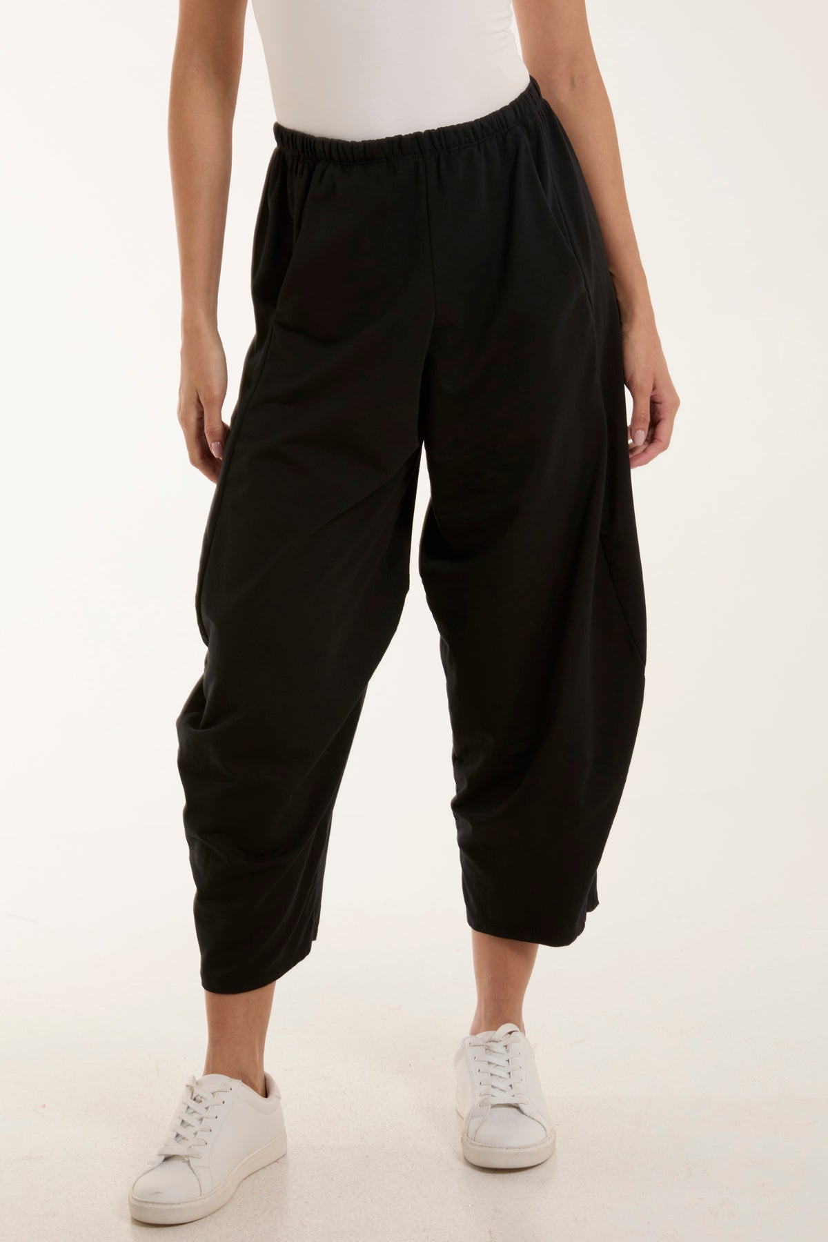 Jersey Pockets Relaxed Fit Trousers