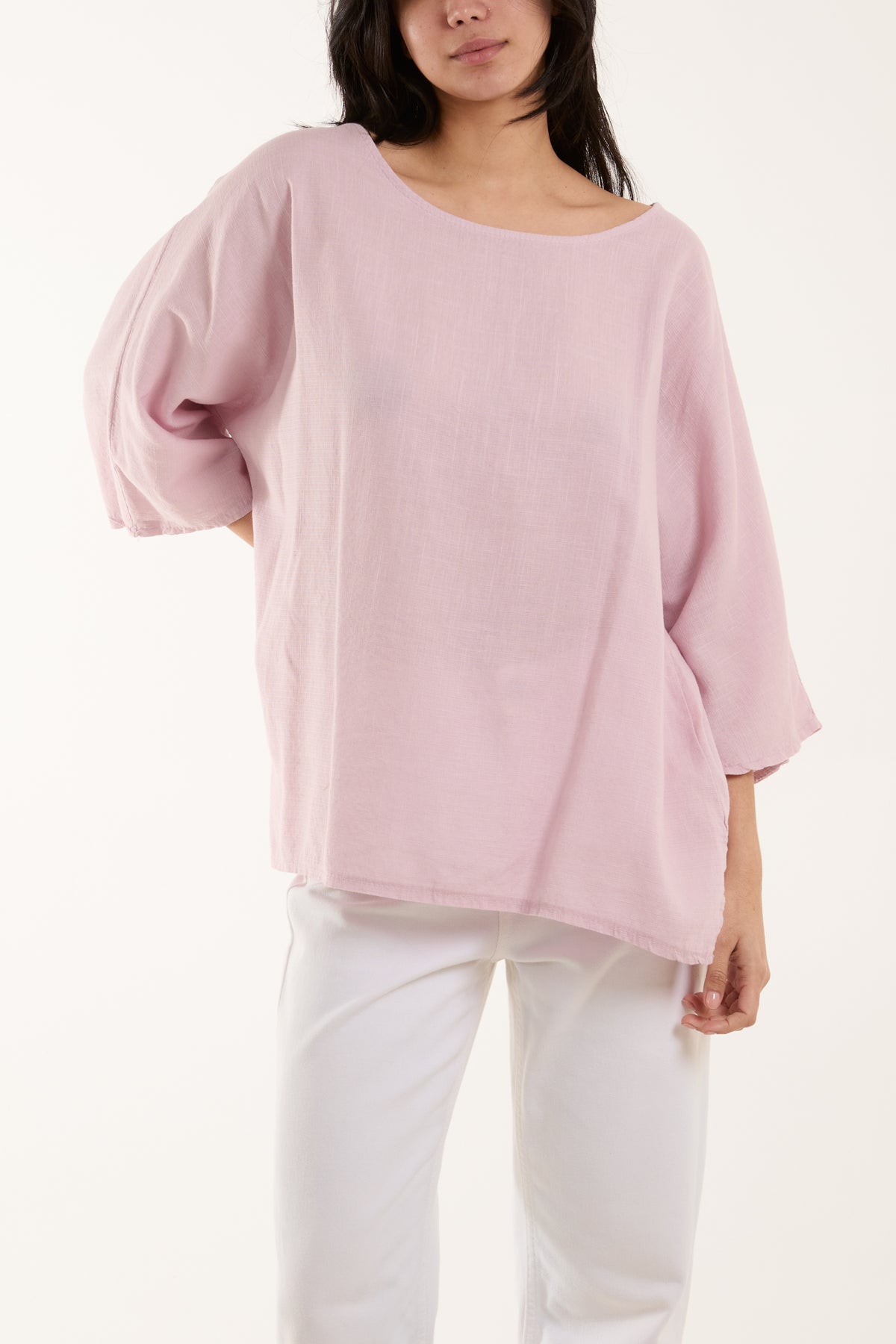 Batwing 3/4 Sleeve Blouse