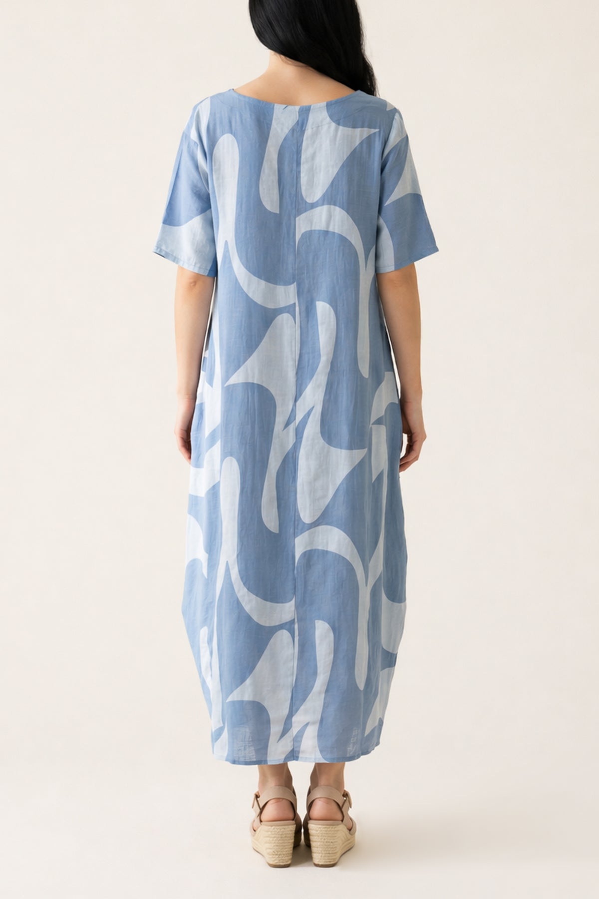 Pure Cotton Cocoon Midi Dress