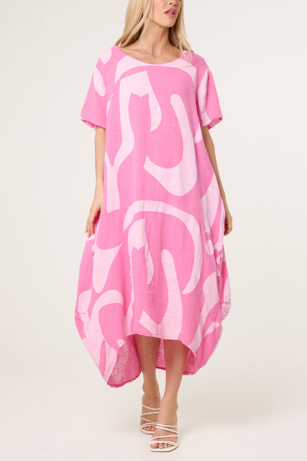 Pure Cotton Cocoon Midi Dress