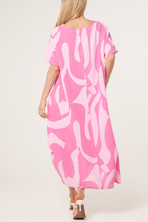 Pure Cotton Cocoon Midi Dress
