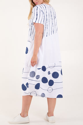 Cocoon Pockets Midi Dress